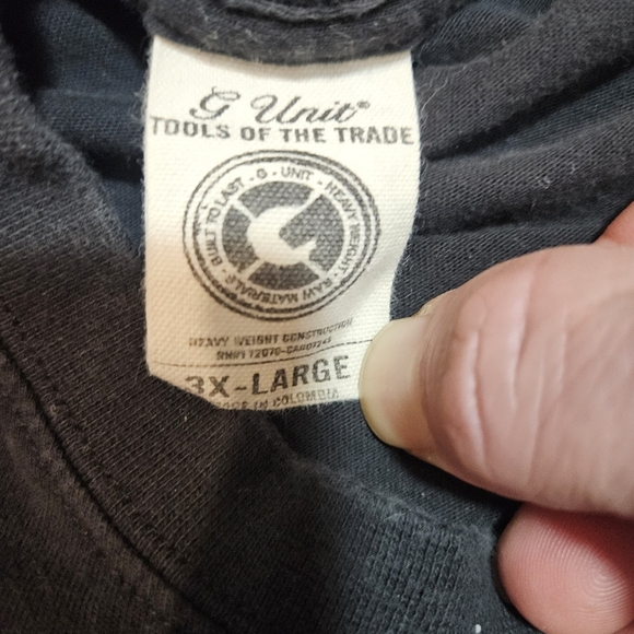 Vintage G-Unit T-Shirt 3XL Black Heavyweight Tools of the Trade Hip Hop Y2K - Picture 4 of 10